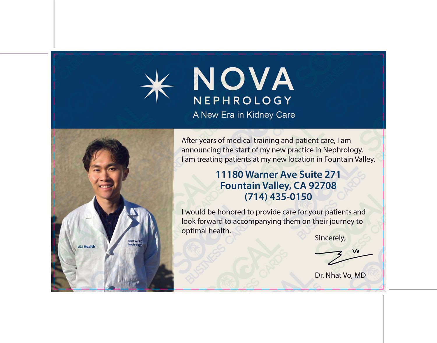Custom Order - Nova Nephrology