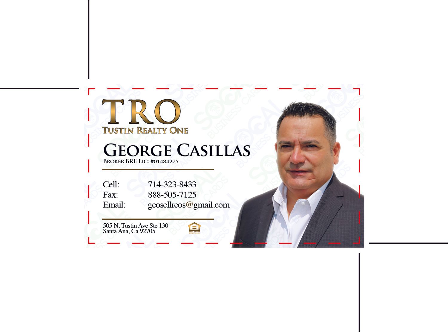 Custom Order - Tustin Reality One