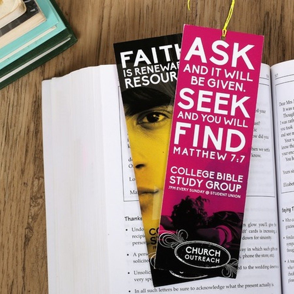 Bookmarks With Optional Cut Hole