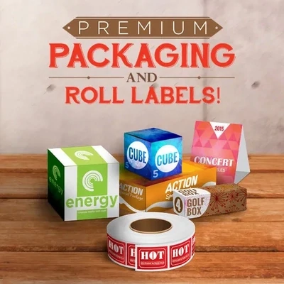 Custom packaging and label printing for product labels stickers bags and branded packaging