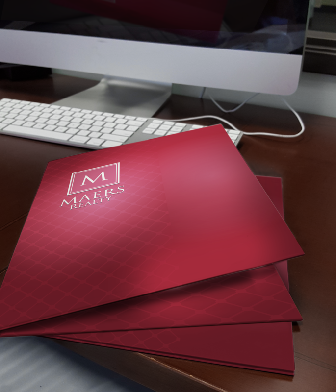 Custom presentation folder printing for proposals sales kits meetings and branded materials