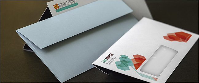 Custom envelope printing for business mail invoices letters and branded correspondence