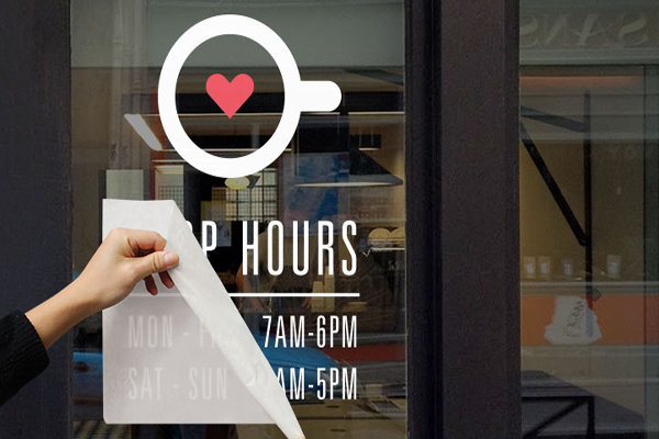 Custom-cut solid color adhesive vinyl transfer, 4mil thick.