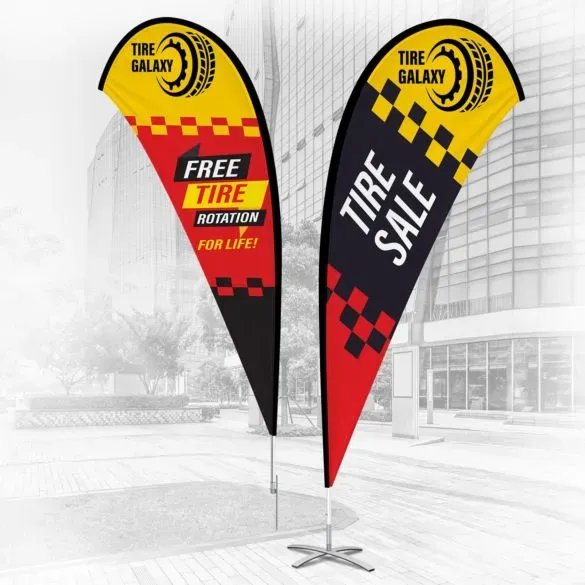 Flags - Teardrop Style (Polyester)