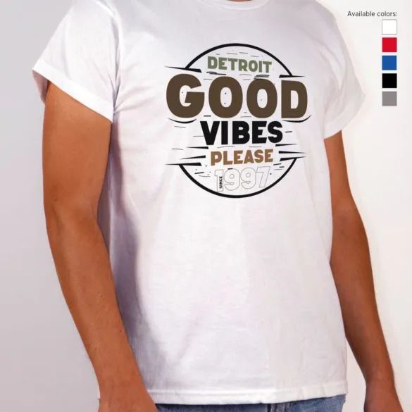 T-shirts - Full Color Print -  Mens Basic Short Sleeve
