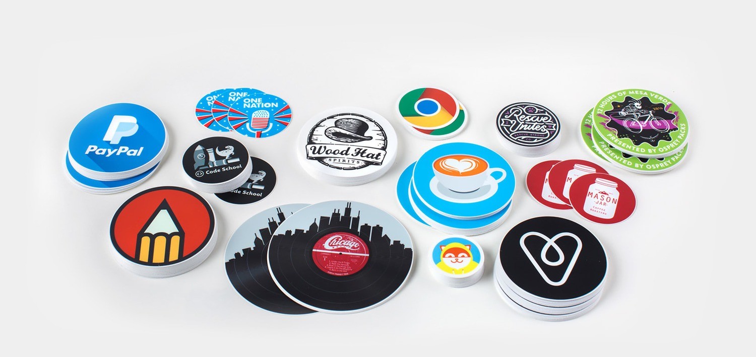 Stickers w/ UV - Round Cut