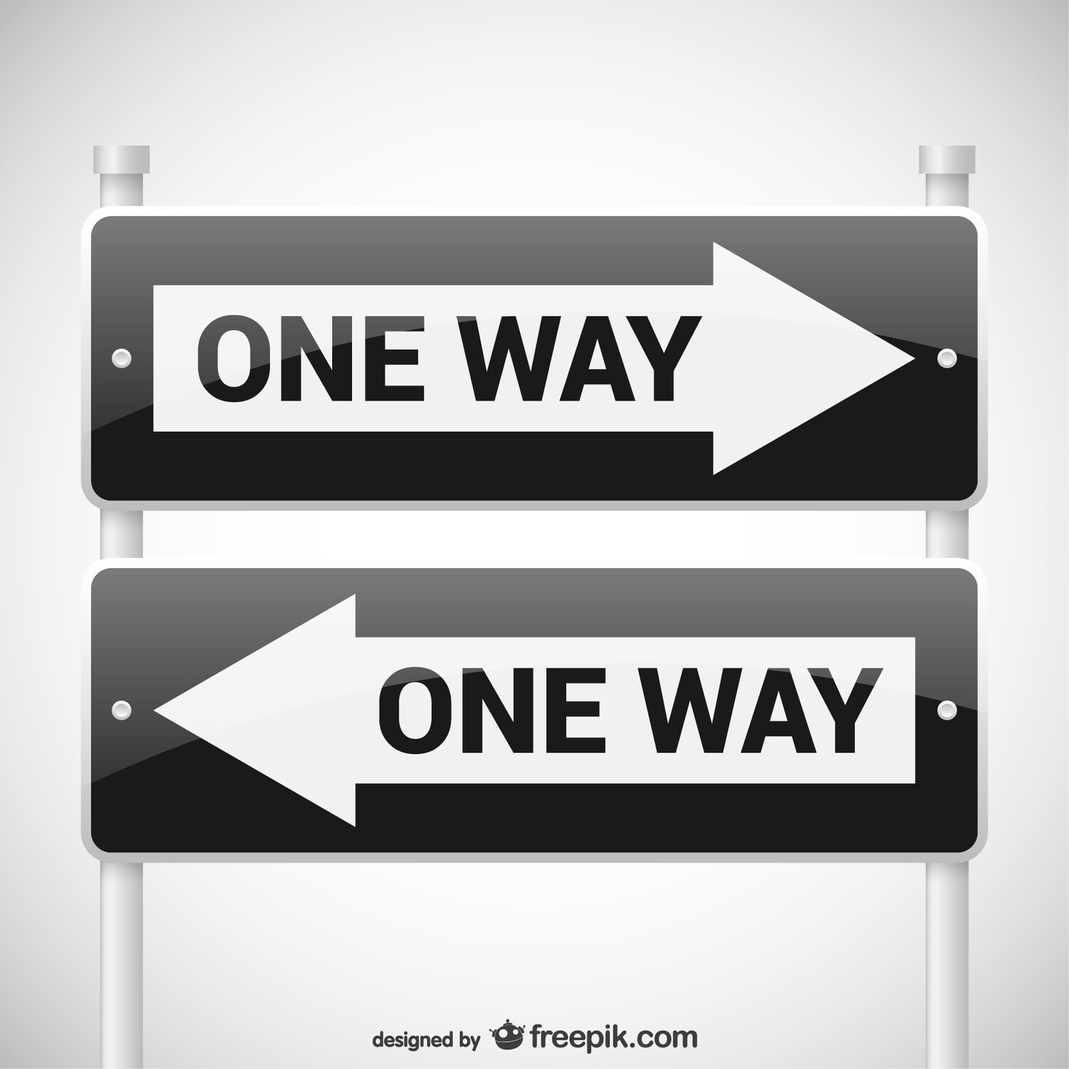 Outdoor aluminum sign with optional drilled holes and rounded corners