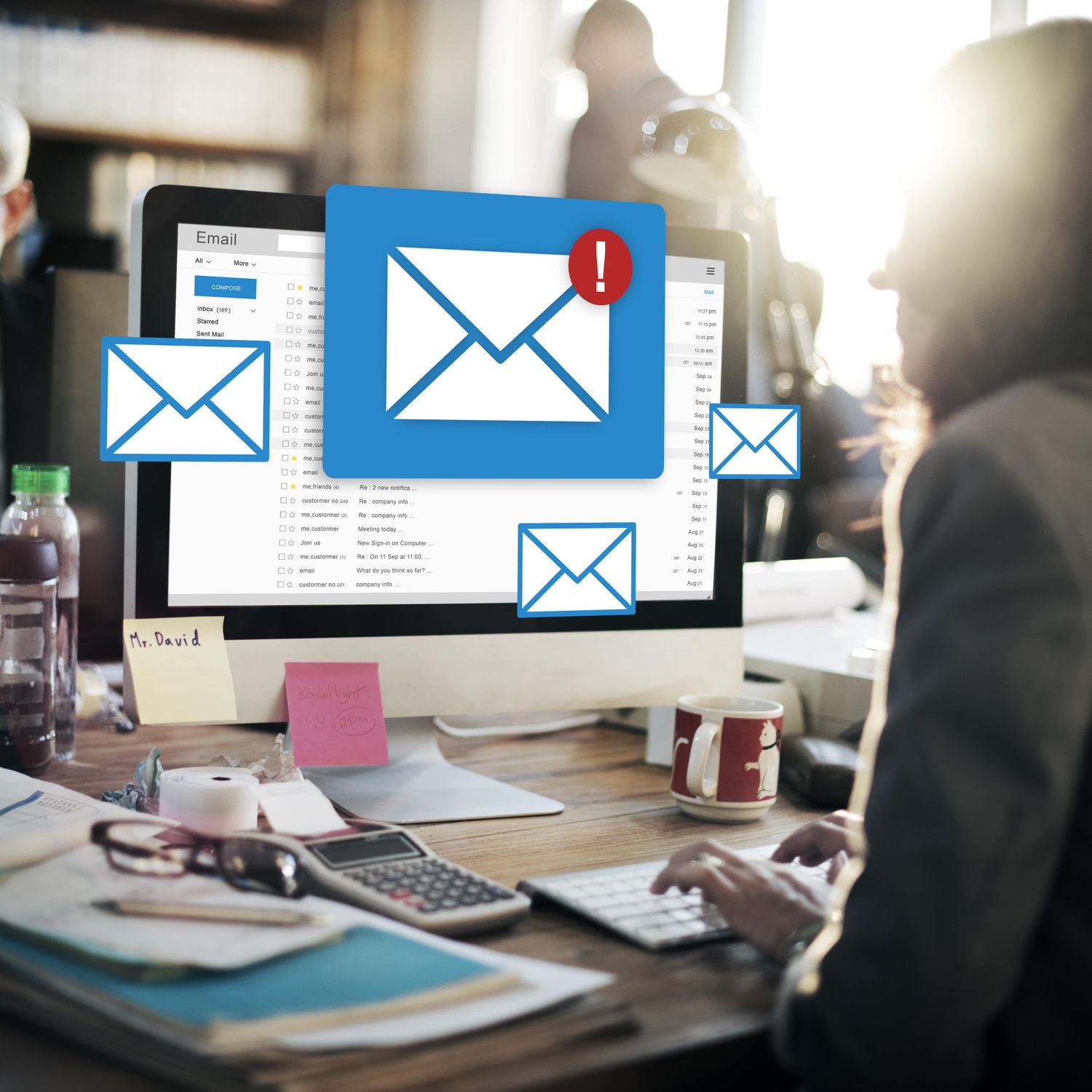 Custom email address example – highlighting professional domain email setup for businesses or personal branding.