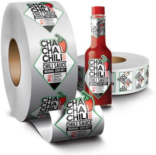 2.3mil White BOPP Labels