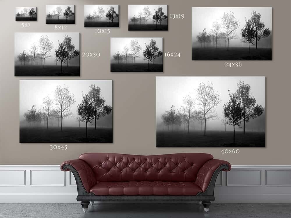 Custom semi-gloss photo poster print for indoor displays and marketing