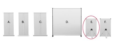 Stands - Collapsible X-Style with Printed Outdoor Banner (24" x 60")