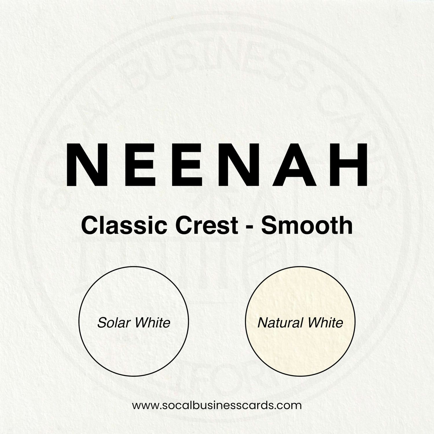 Business Cards - Classic Crest