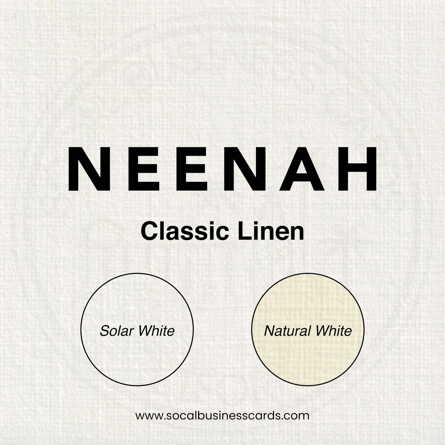 Business Cards - Linen