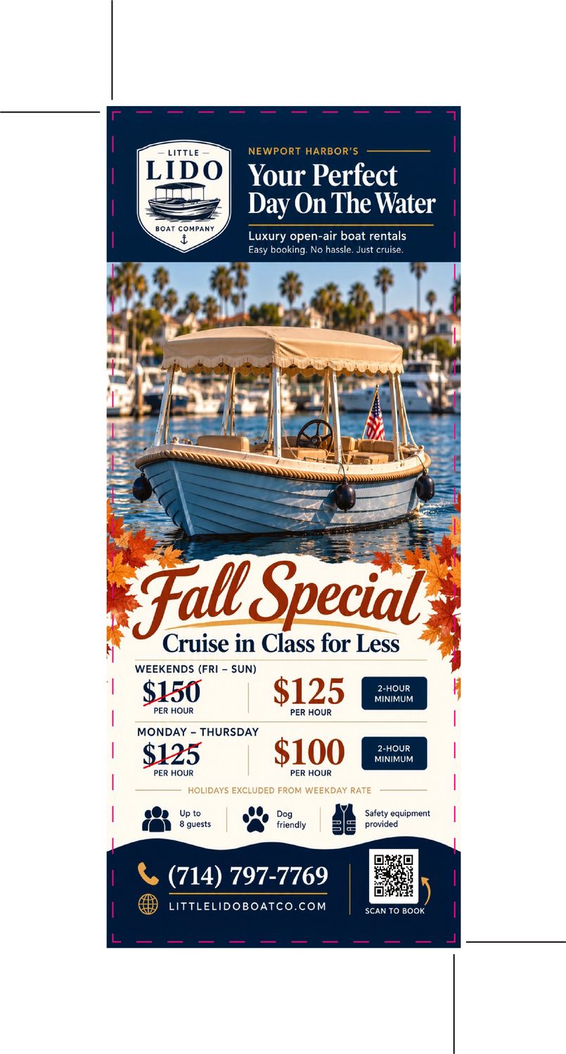 Custom Order - Lido Boat