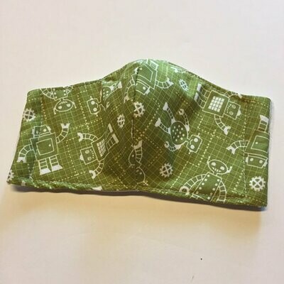 Face Mask / Cover- Child 7/12 years - Robotics Face Mask / Cover- Child 7/12 years - Robotics