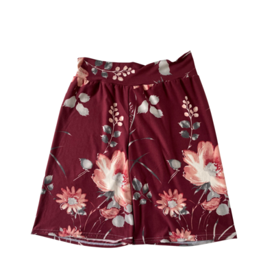 Bermuda Shorts ~14y- Floral coral