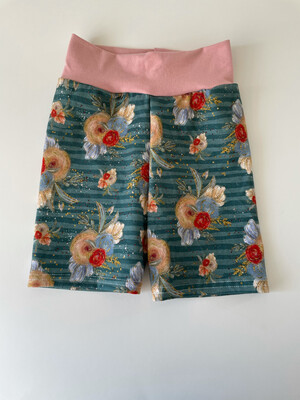 Bermuda Shorts ~ 18/24m - Floral Stripe