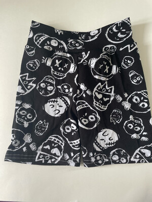 Bermuda Shorts ~ 2/3T - Skull