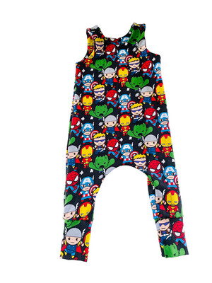 Overalls - Heroes- 18/24 Months