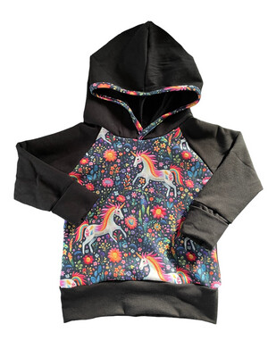 Hoodie 1/3 years - Unicorn