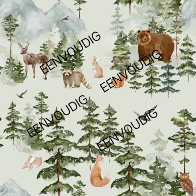 Custom Fabric - Whispy Forest