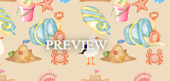 Custom Fabric - Beach