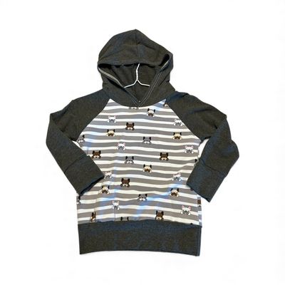 Hoodie 3 /6 years - Dogs Grey