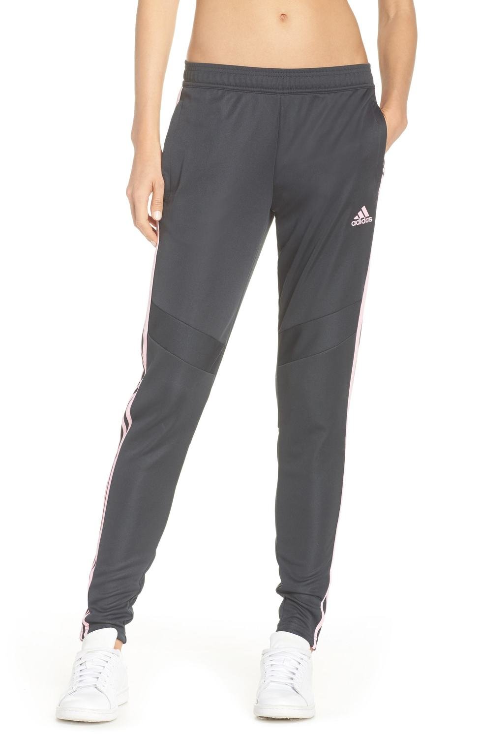 Tiro 19 Training Pants, Color: Dark Grey/ True Pink, Size: XX-Large