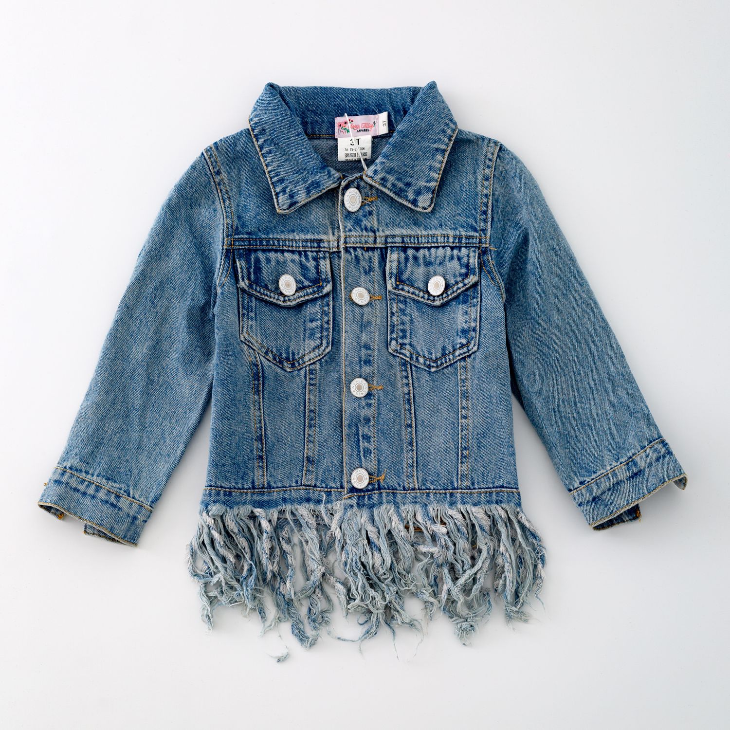 Fringe Jean Denim Jacket