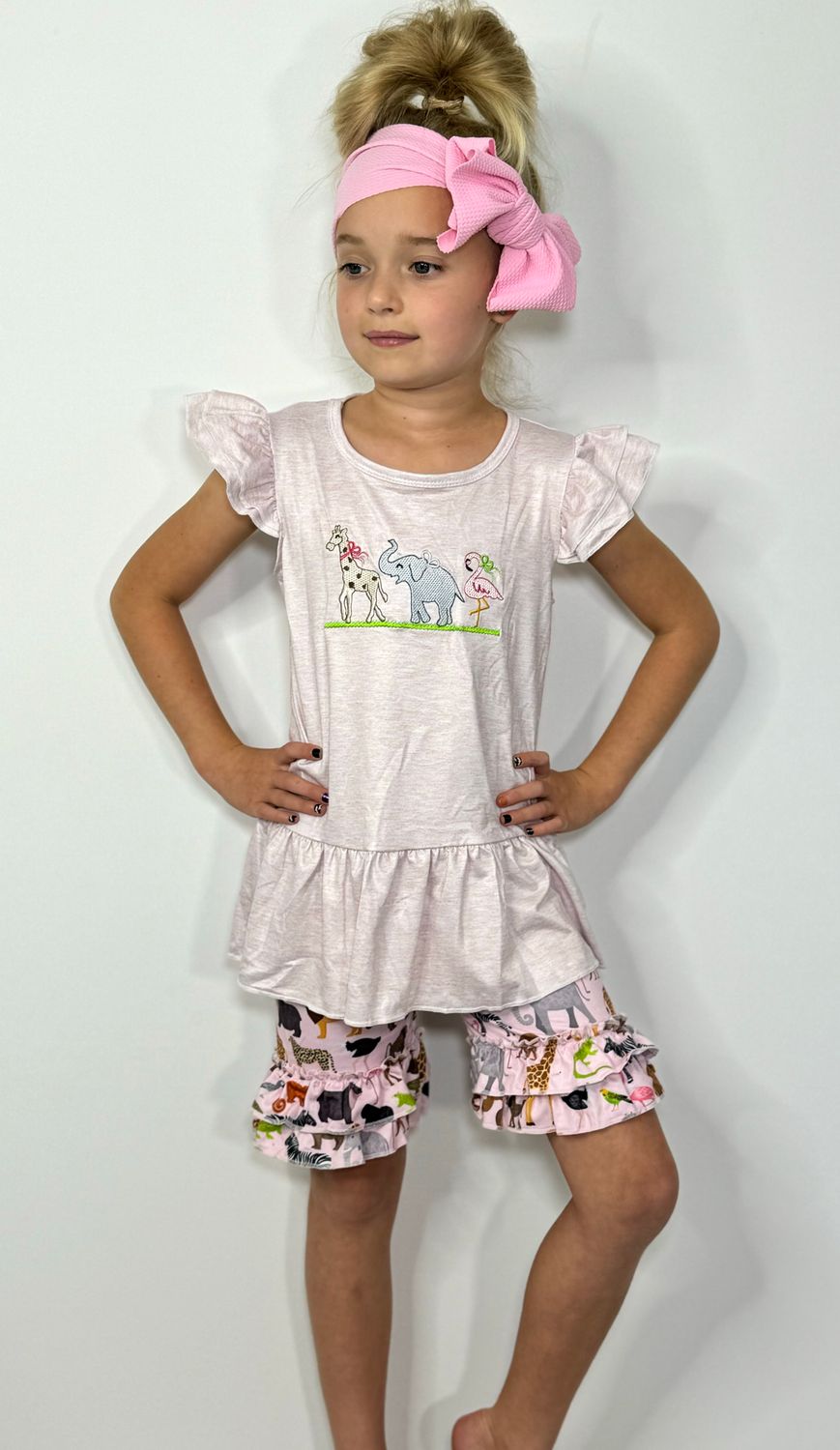 Zoo Days Girls Set - Embroidery