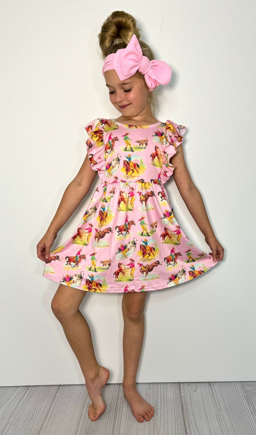Pink Rodeo Girls Dress