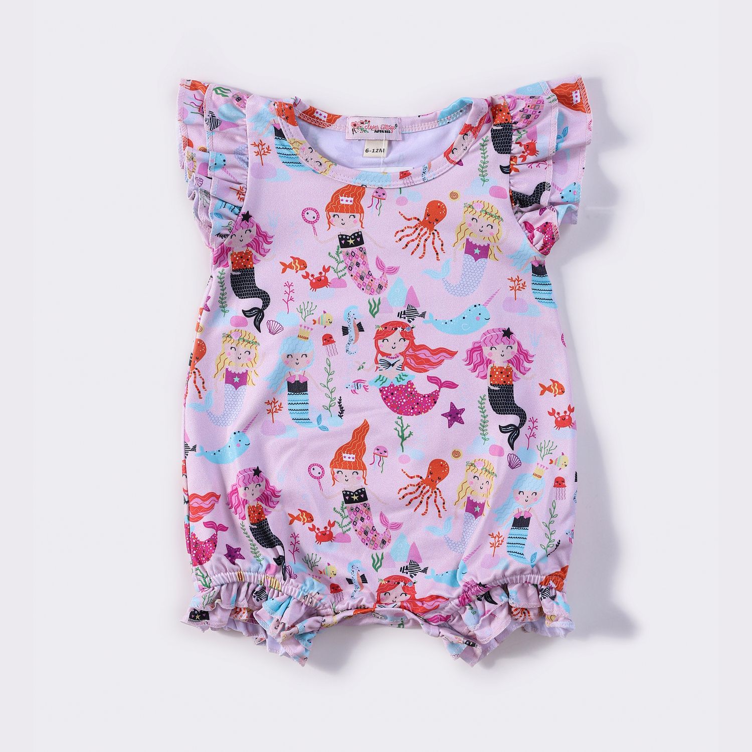 Mermaid Squad Baby Romper