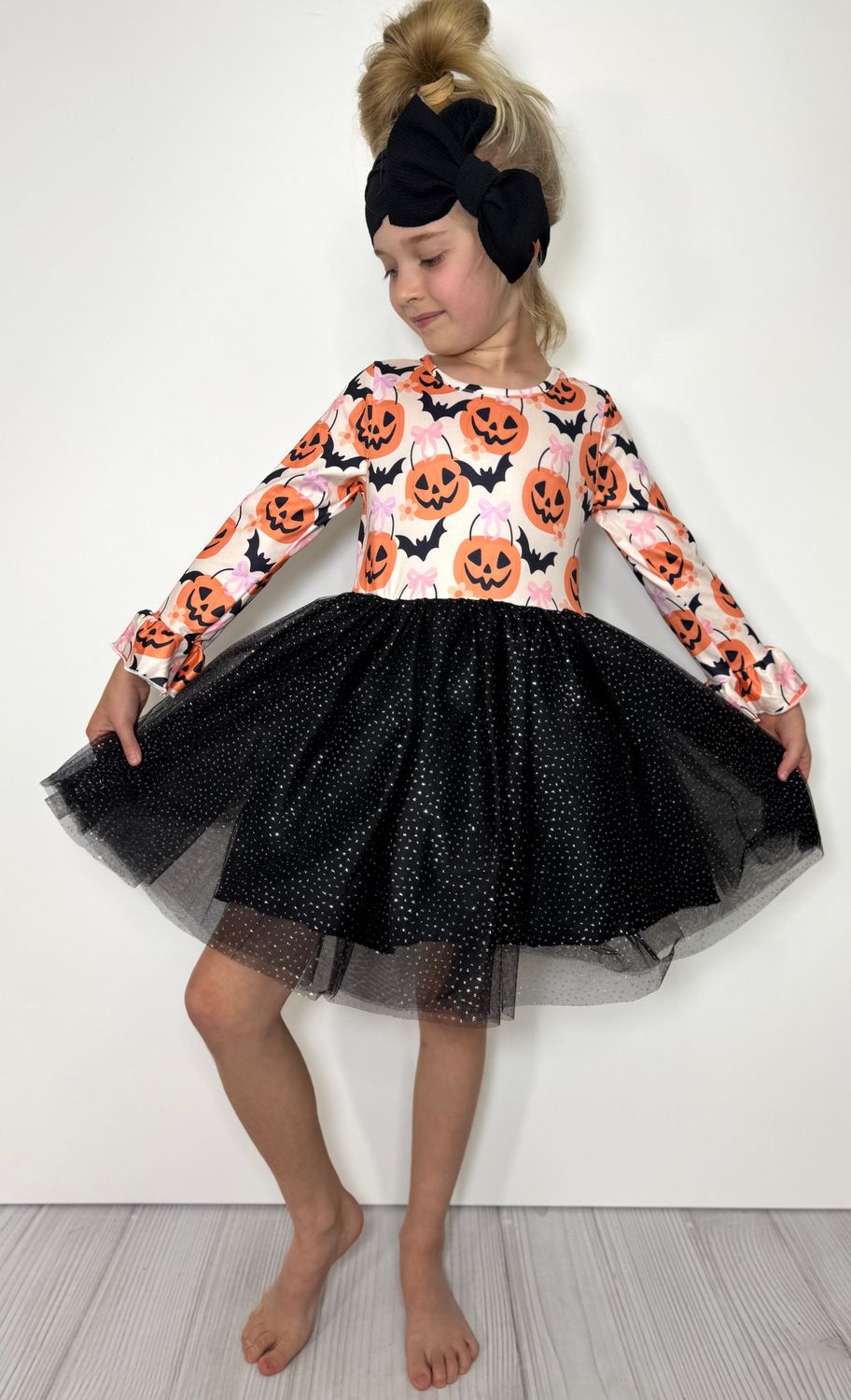 Jack O'Lantern Tutu Girls Dress