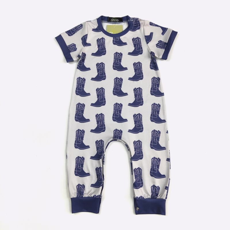 Indigo Boots Boy Romper