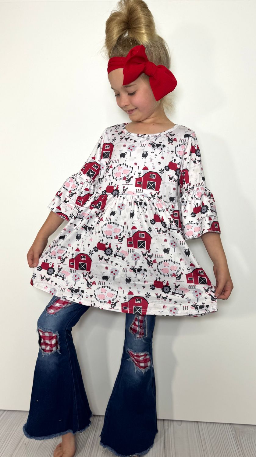 Red Barn Girls Set
