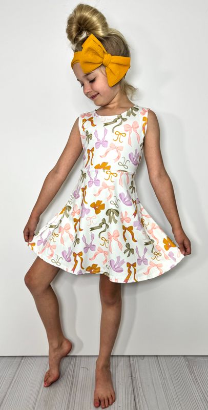 Sage Coquette Athletic Girls Dress