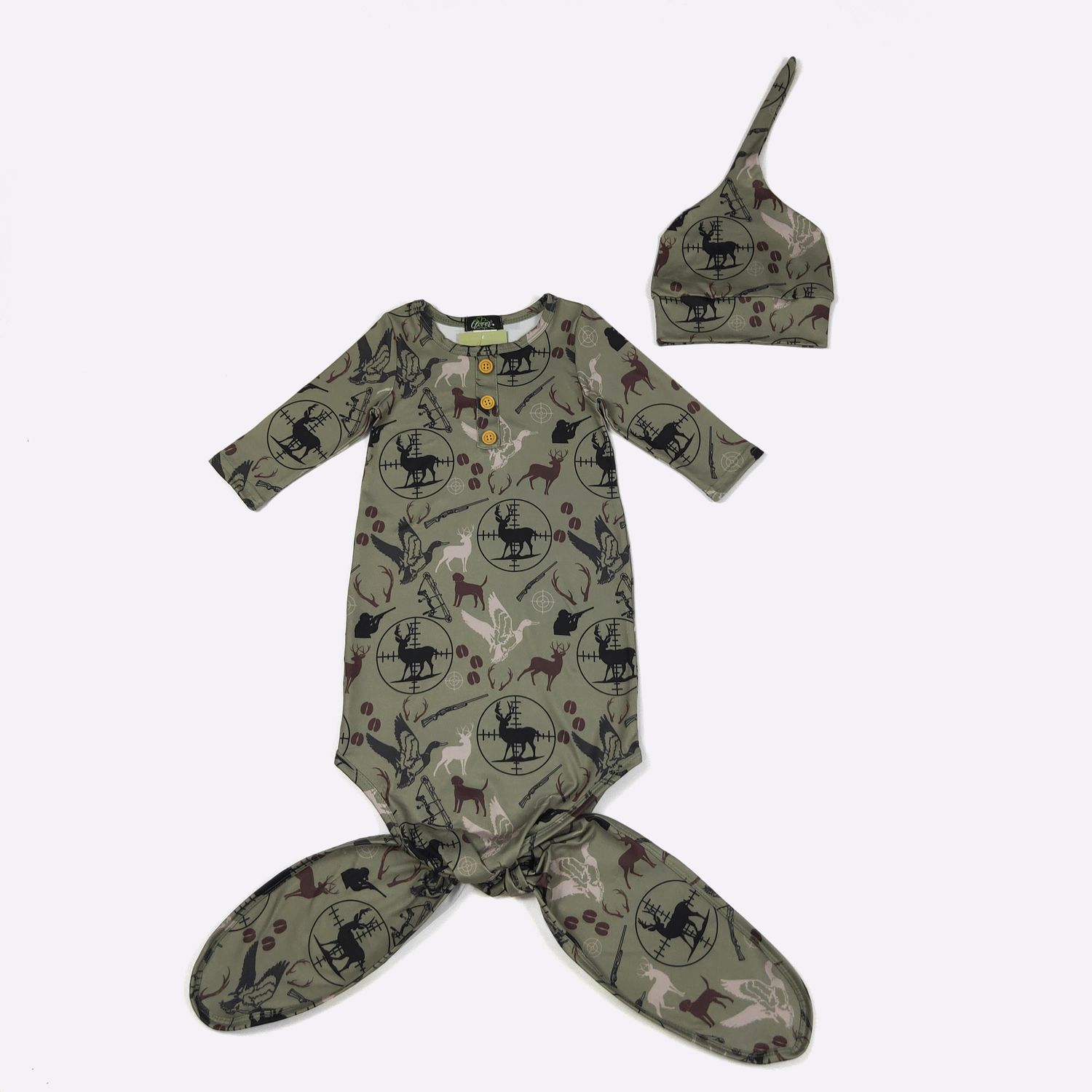Hunt Scope Baby Knotted Gown