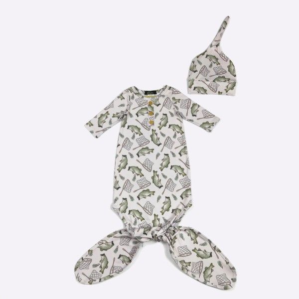 Catch &amp; Release Baby Knotted Gown