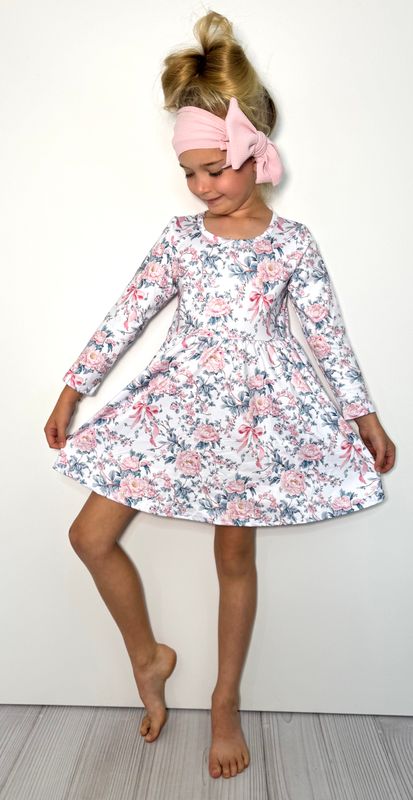 Ribbon Whisper Girls Dress
