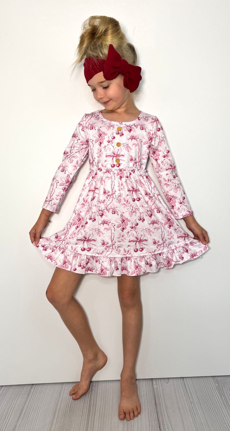 Cherries Girls Dress