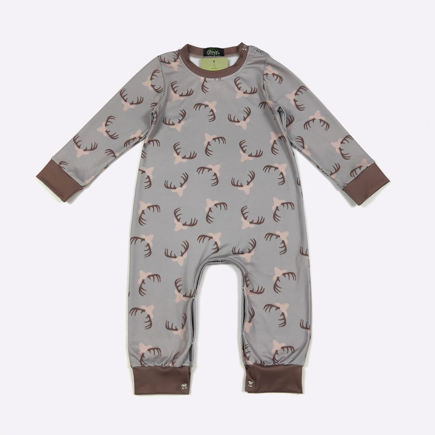 LS Antler Boy Romper