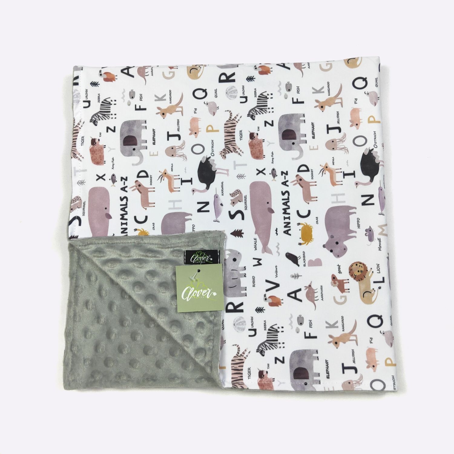Animal Alphabet Blanket