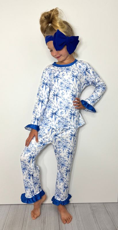 Cobalt Coquette Lounge Wear