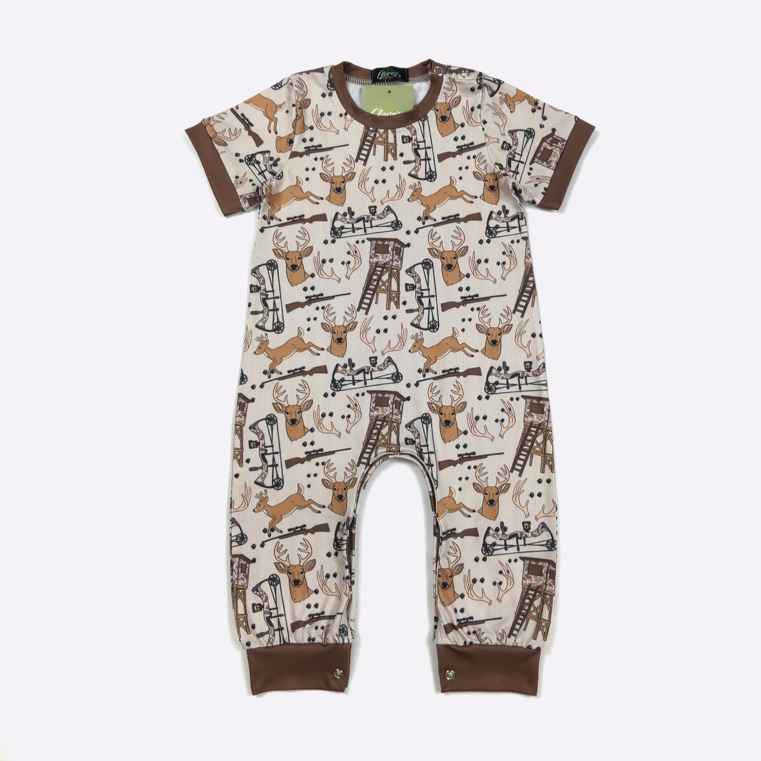 Deer Stand Boy Romper