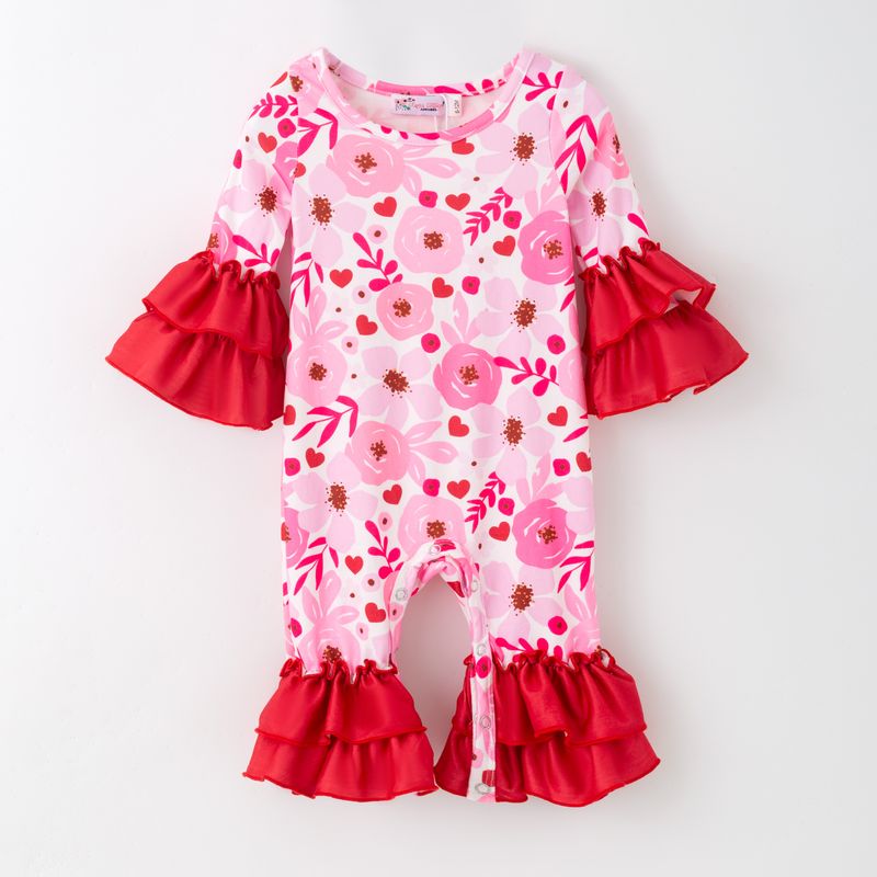 Cherry Poppy Baby Romper