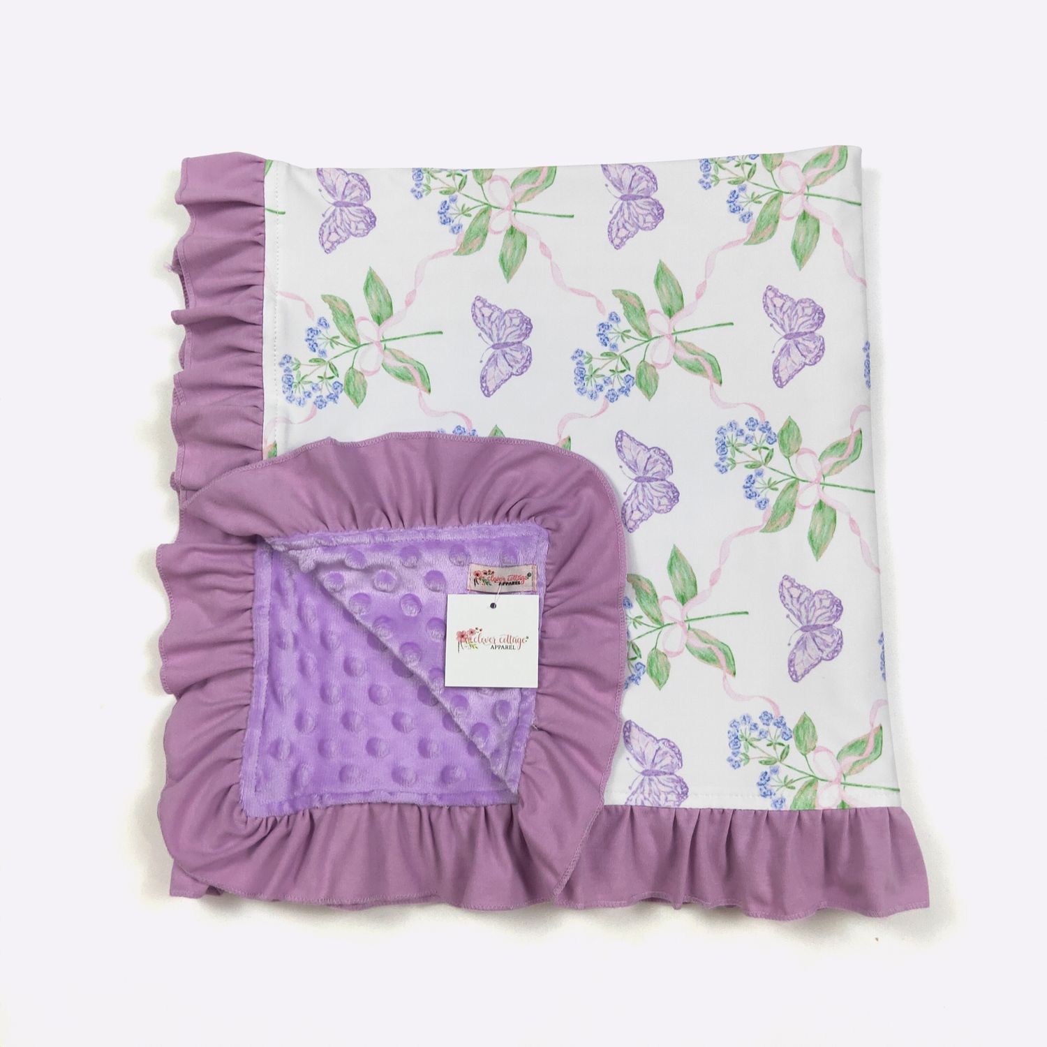 Violet Butterfly Blanket
