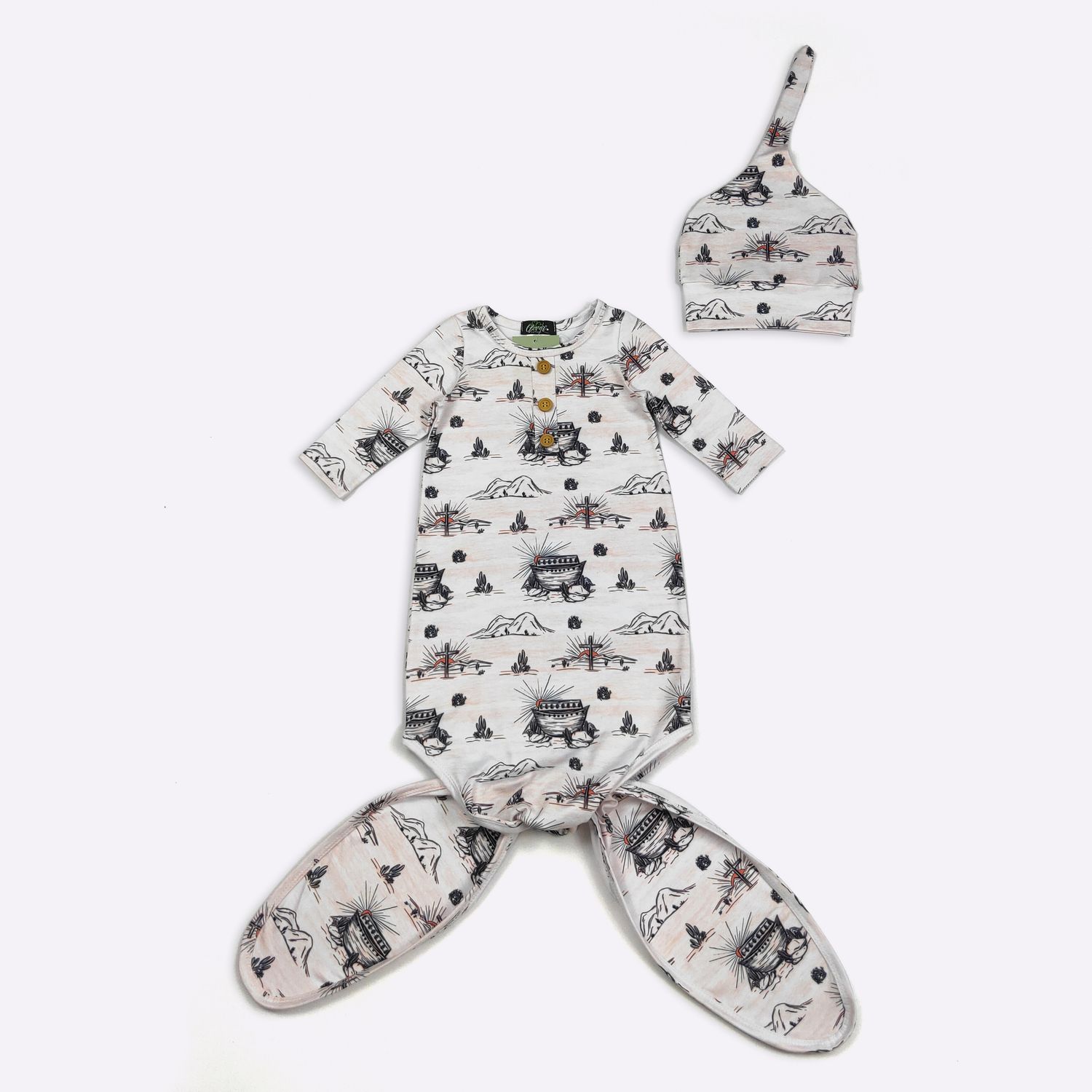 Sunrise on the Ark Knotted Gown