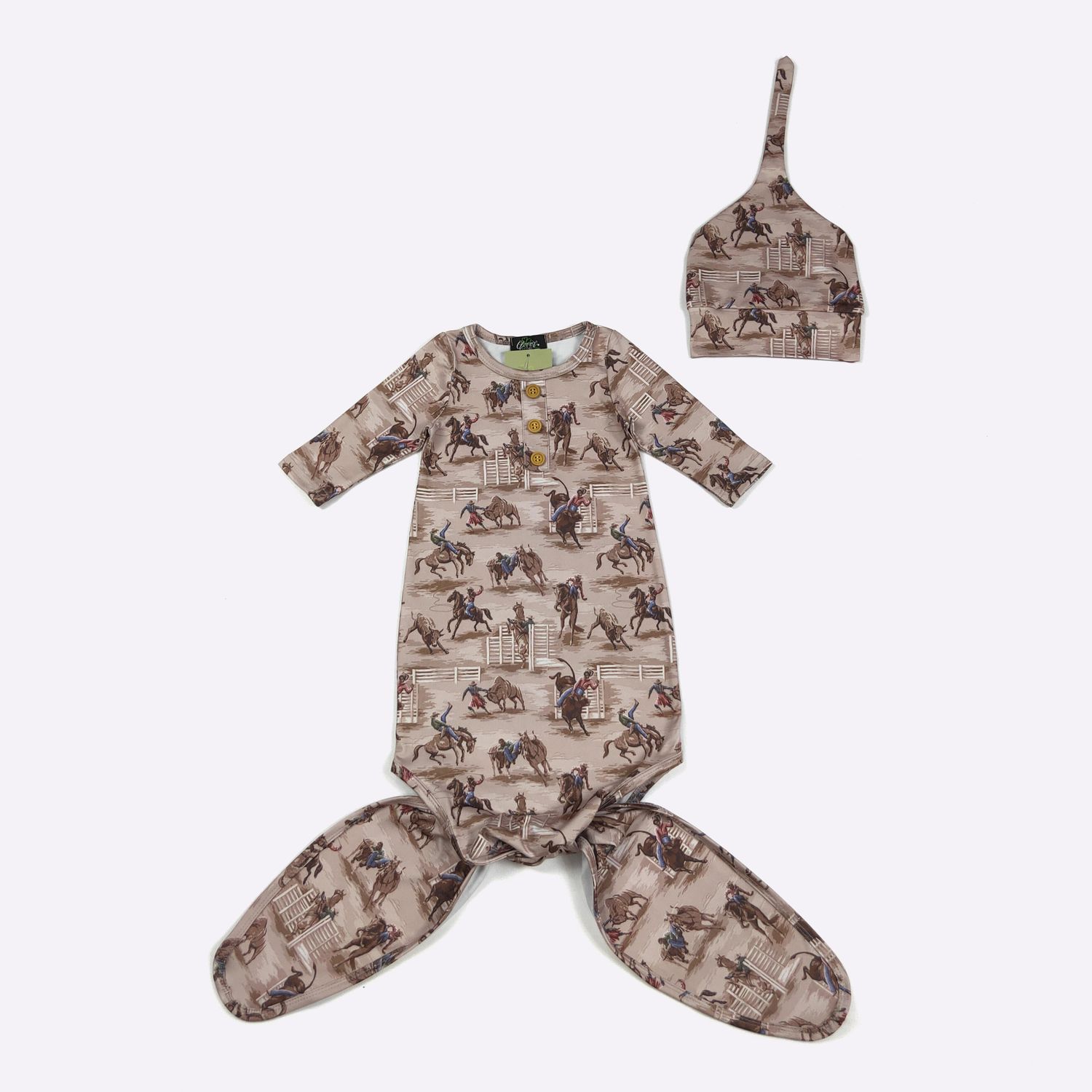 Western Roping Knotted Gown