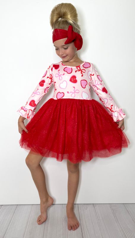Valentine Tutu Girls Dress