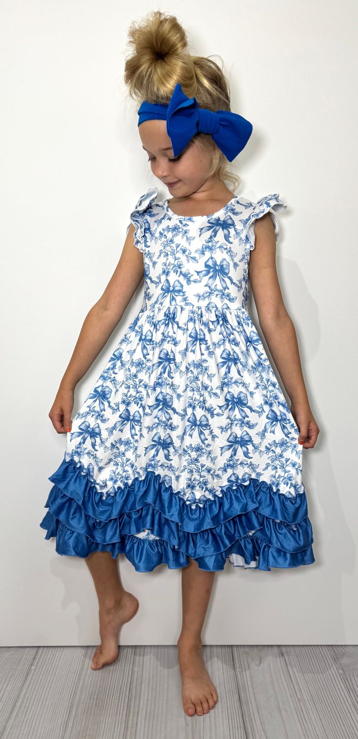 BlueBell Coquette Maxi Girls Dress